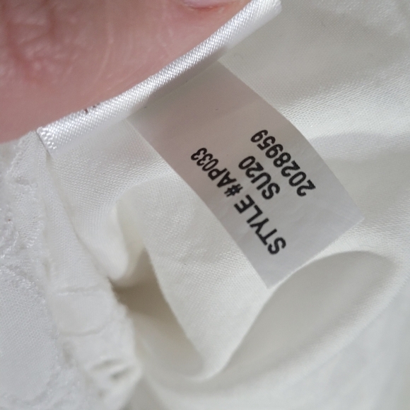 J.Crew White Lace Tunic with Ruffled Sleeves - Picture 4 of 8